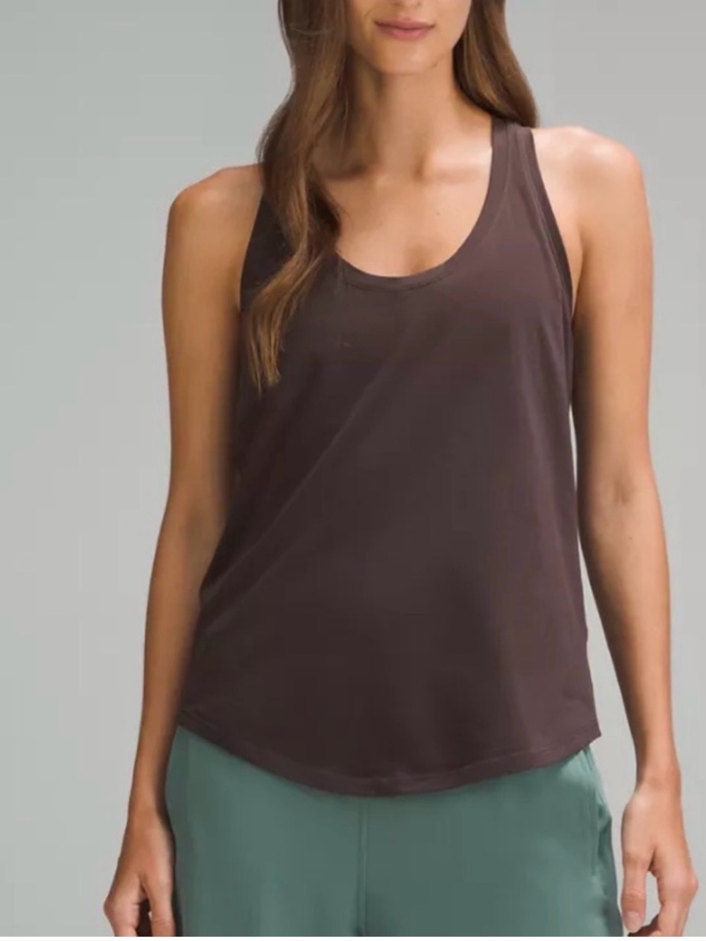 Lululemon Women's Brown Racerback Love Tank Top